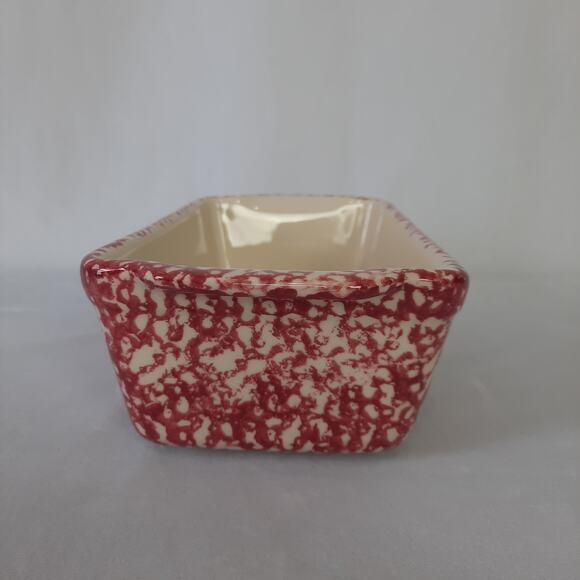 Gerald E Henn Woodshops Spongeware Bread Loaf Pan Pottery - Picture 2 of 7